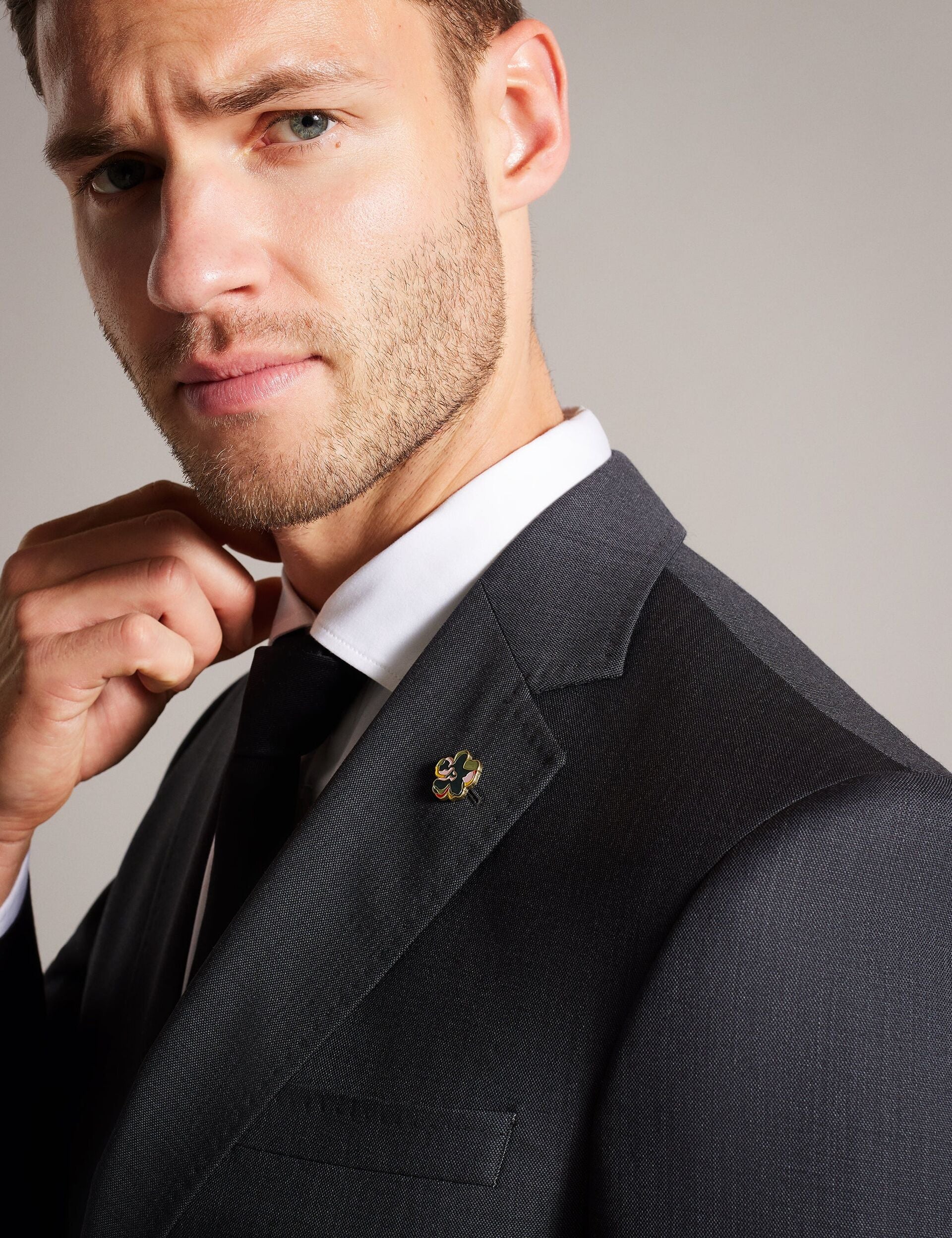 CORE SUIT JACKET | GREY - Image 4