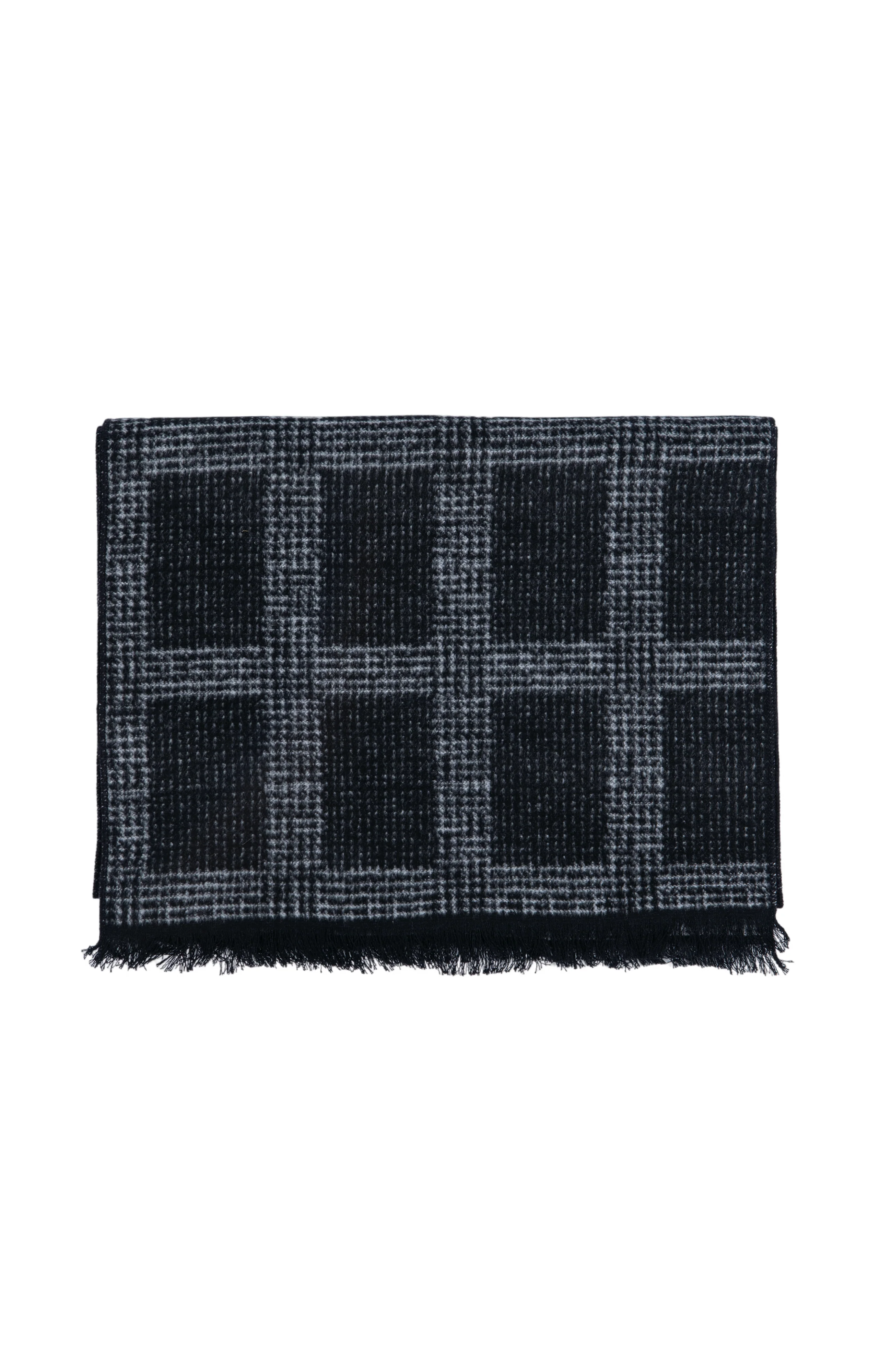 PLAID SCARF | GREY